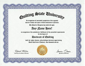 Quilting Degree